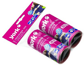 YORK сменный блок для ролика-щетки 2 шт. 068010