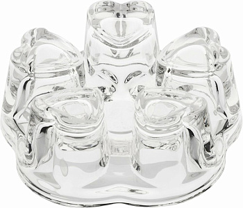 MALLONY Подставка AROMA под заварочный чайник, стеклянная, размер: 12,5*5*14 см (106475)