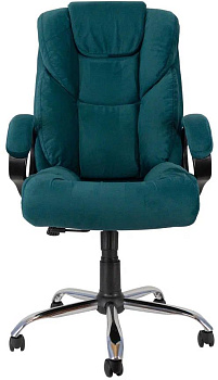 ЯРКРЕСЛА Кр87 ТГ HT20 (ткань морская волна)/крестовина хром/подлокотники пластик черный