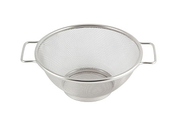 MALLONY Дуршлаг из нерж стали с боковыми ручками Macaroni, диа 22 см (985513)
