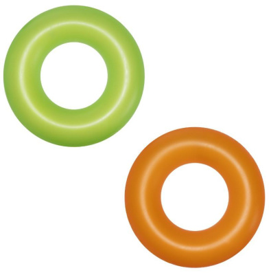 BESTWAY 36025 Круг надувной для плавания 91 см Неоновый иней