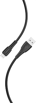 SMARTBUY (iK-12-S40b) S40 MicroUSB черный, 2.4 А, 1 м,