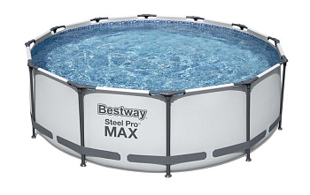 BESTWAY Бассейн каркасный 56260, 366х100 см, 9150л., фильтр-насос в комплекте