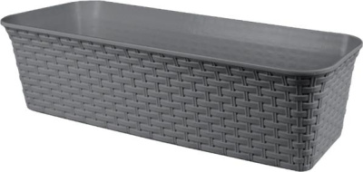 VIOLET "Ротанг" 63см с дренажем (серый) 356018