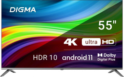 DIGMA DM-LED55UBB41 UHD SMART Android TV