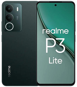 REALME 6.8" Смартфон P3 Lite 8/256Gb, RMX5300, NFC, IPS, 120Гц, 6300мAч, зеленый