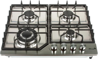 ELTRONIC (33-13) 4 конфорки , нержавеющая сталь