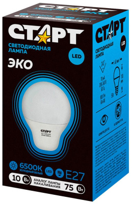 СТАРТ LEDGLSE27 10W 65 WS