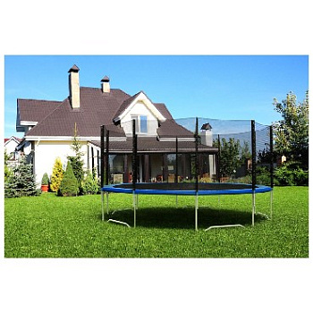ECOS BT12-3 батут 12" с сеткoй и лесенкой (010349)