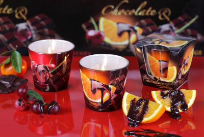 BARTEK Фрукты в шоколаде (CHOKOLATE) (90*75) в стакане