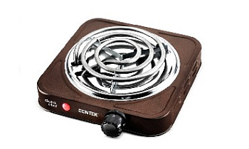 CENTEK CT-1508 шоколад однокомфорочная