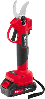 MTX Секатор аккумуляторный, бесщет., BP-25, Li-Ion, 20 В //