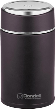RONDELL Термос для еды Tierno RDS-1661 0.7л. бордовый с чехлом картонная коробка