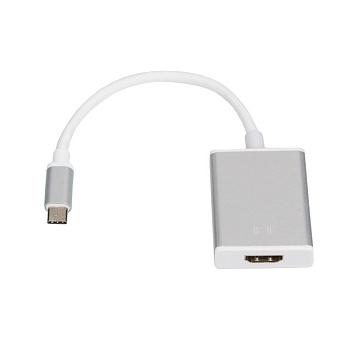 ATCOM (AT3888) TYPE-C (m) - HDMI 4K(f) 0.1М белый