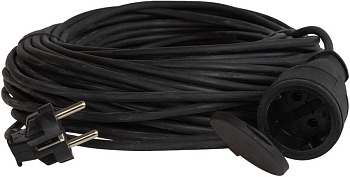 КОСМОС YSHKsm50m-1g(10A)KG шнур 1 гнездо , 10А - 50 м , Черный