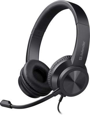 DEFENDER (63151) Tune 150 черный, провод 1.8 м