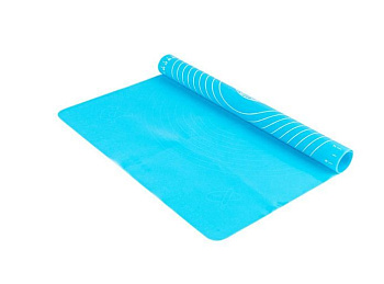 MALLONY Коврик для раскатки теста и выпечки BLS-19*15 с разметкой, размеры: 48*38 см (силикон) (985813)