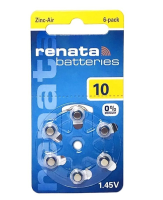 RENATA (4392) ZA10 BL-6 - для слуховых аппаратов