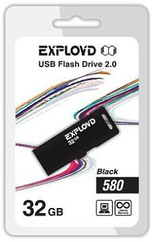 EXPLOYD 32GB 580 черный [EX-32GB-580-Black]