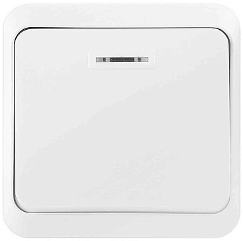 SMARTBUY (SBE-03w-10-SW1-1) Юпитер, 1-клавишный, белый