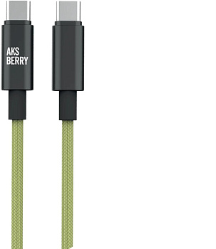 AKSBERRY (6900295610011) X163 Nylon silk Type-C - Type-C, салатовый