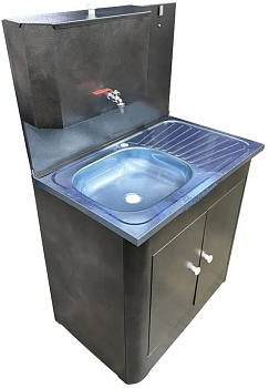 АКВАТЕКС ДУЭТ (бак антикорроз. без ЭВН+мойка нерж.) серебро