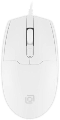 OKLICK Мышь проводная 147M, оптическая, USB, 2000dpi, белый [1868746]