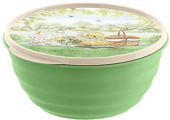 HOMVER Latina 2,1л с крышкой с декором (зеленый) 222126418/08