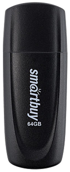 SMARTBUY (SB064GB2SCK) UFD 2.0 064GB Scout Black черный