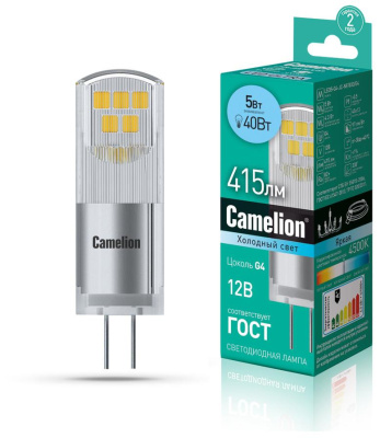 CAMELION (13750) LED5-G4-JC-NF/845/G4
