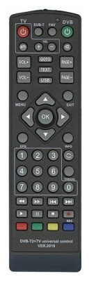 ZOLAN (DVB-T2+TV) HUAYU пульт ДУ для ресиверов - универсальный