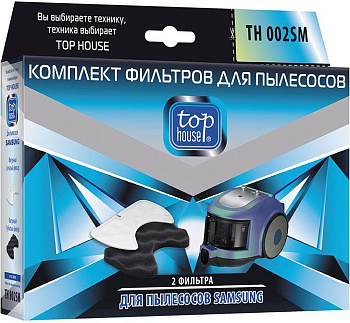 TOP HOUSE TH 002SM Комплект фильтров для пылесосов SAMSUNG, 2 шт (392821)