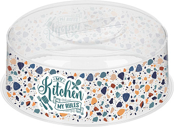 HOMVER Bergamo Терраццо D250мм с декором (бесцветный) 223134301/00