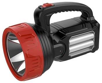 REXANT (75-7823) Фонарь прожекторный, двухрежимный, со встроенным аккумулятором ,черный