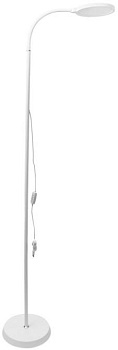 ULTRAFLASH (15737) UF-833 C01 белый (LED cвет-к напольный, настольный, 12Вт, 3 в1, круг)