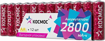 КОСМОС KOCR6NIMH2800mAh12S фуксия