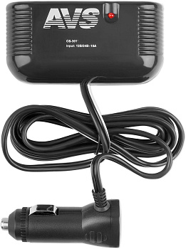 AVS CS301 прикуривателя 12/24 (на 3 выхода)