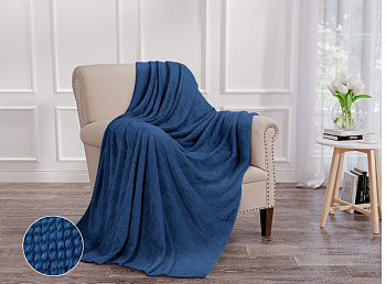 ОРИОН НФ-00003259 Wellsoft luxe/Шахматка, королевский синий/1,5 сп