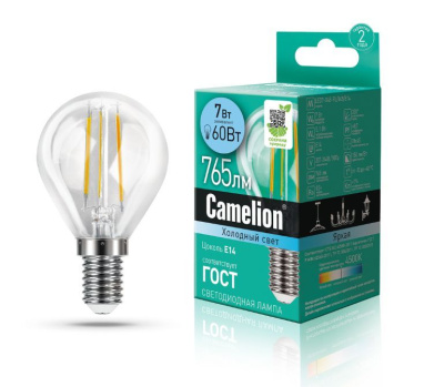 CAMELION (13458) LED7-G45-FL/845/E14/4500K