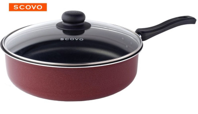 SCOVO СЭ-019 expert со стекл. крышкой д.26 см