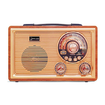 БЗРП РП-335 , УКВ 64-108МГц, бат.4*R20,220V, DC6В, акб 1200MA/H,BT/USB/MICROSD