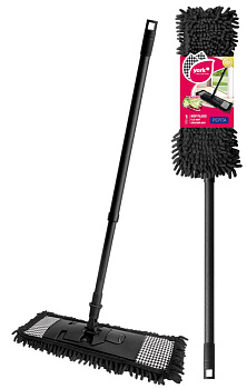 YORK пепита с плоским мопом 81302 черная