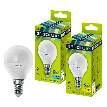 ERGOLUX (12142) LED-G45-7W-E14-3K
