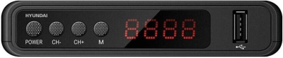 HYUNDAI DVB-T2 H-DVB520 + WiFi-адаптер черный