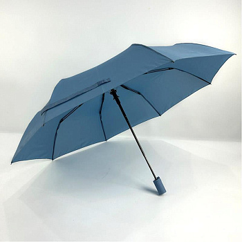 LEONORD Зонт полуавтоматический складной, 98 см, цвет: голубой (108966)