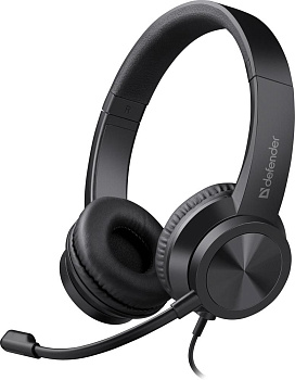 DEFENDER (63151) Tune 150 черный, провод 1.8 м