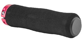 STELS Грипсы XH-GN01BL 130 мм чёрные, материал EVA, красные кольца, в инд. упаковке 150246 LU089191