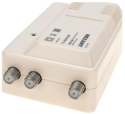 REXANT Антенный усилитель ТВ сигнала на 2 выхода, RX-200