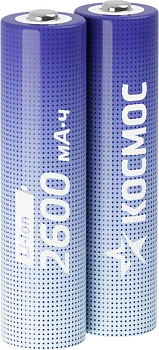 КОСМОС KOC18650Li-ion26US2 голубой