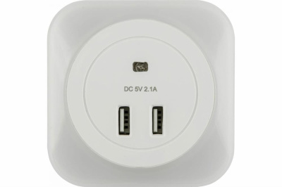 UNIEL (UL-00007348) DTL-321 White/Sensor/2USB